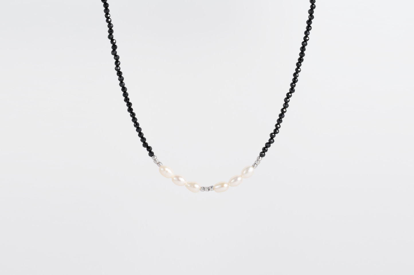 Black Spinel Necklace | LAB#01