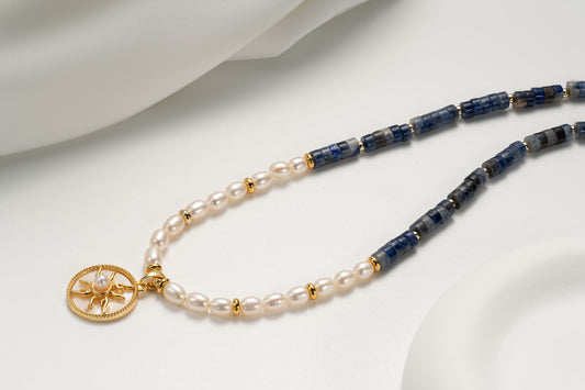 Sodalite.A Necklace |  LAB#01